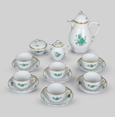 Meissen (1. sortering), kobbergrøn