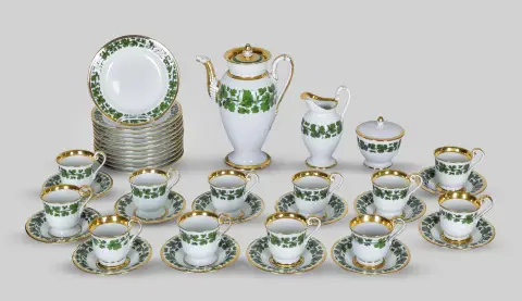 Kaffeservice, Meissen (1. verdenskrig), delvist omkring 1900