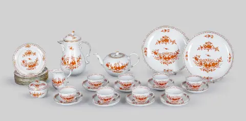 Kaffe- og teservice, Meissen (1. sort.)