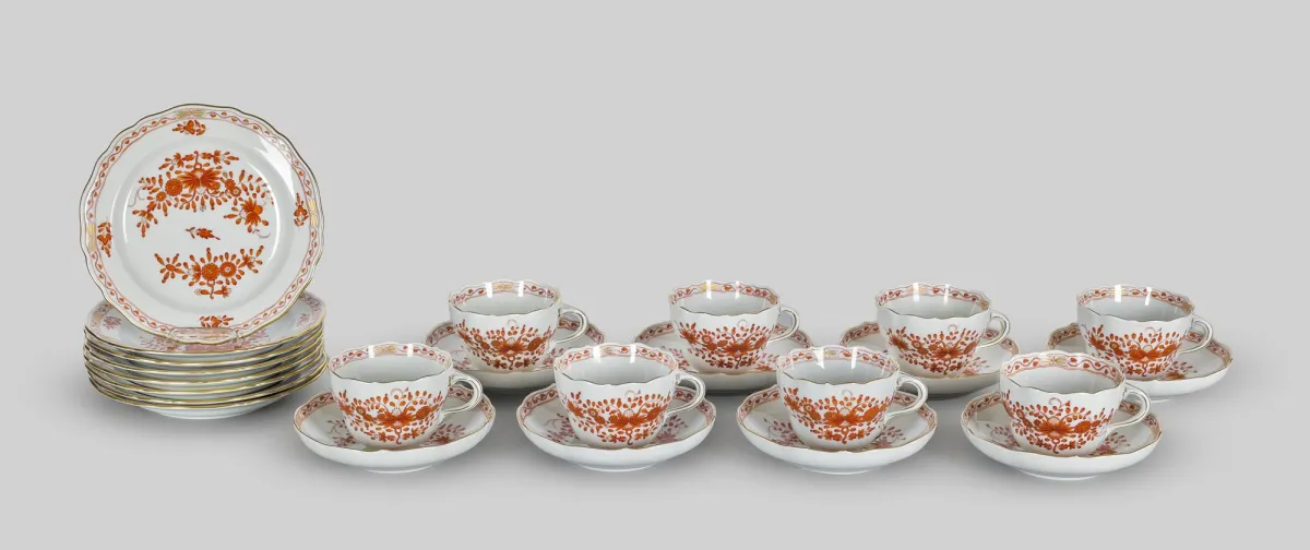 Otte kaffestel, Meissen (1. sort.)
