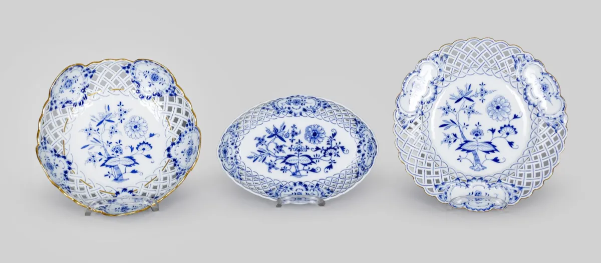 Meissen (1. sınıf), soğan deseni, 1900 civarı