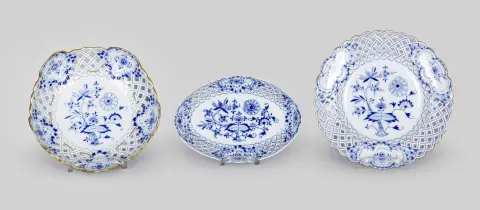 Meissen (1. værk), løgmotiv, omkring 1900