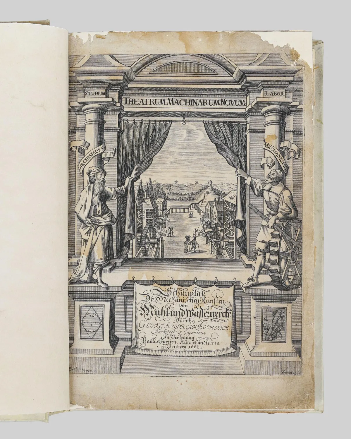 Georg Andreas Böckler, „Theatrum Machinarum Novum. Neu-vermehrter Schauplatz der Mechanischen Künsten von Mühl- und Wasserwercke“