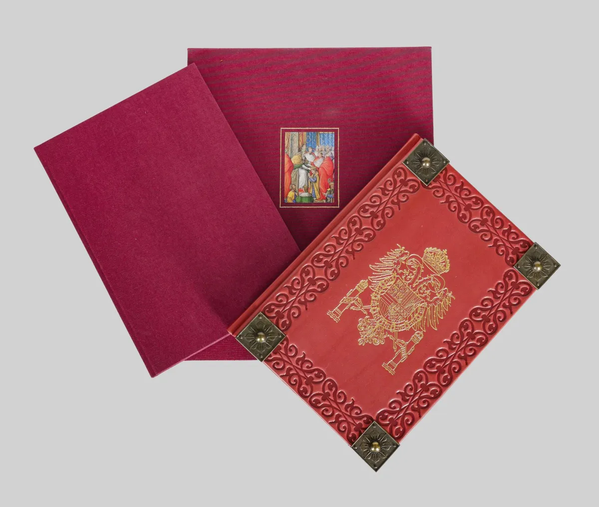 摹本，《皇帝查理五世加冕礼仪》，两卷，Coron Verlag，2004年，12/480（共1,980套，其中480套配亚麻礼盒）