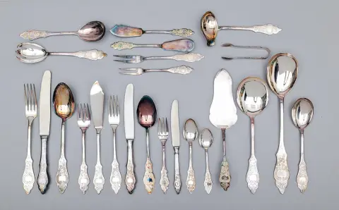 Ménagère, argent 800, Robbe & Berking