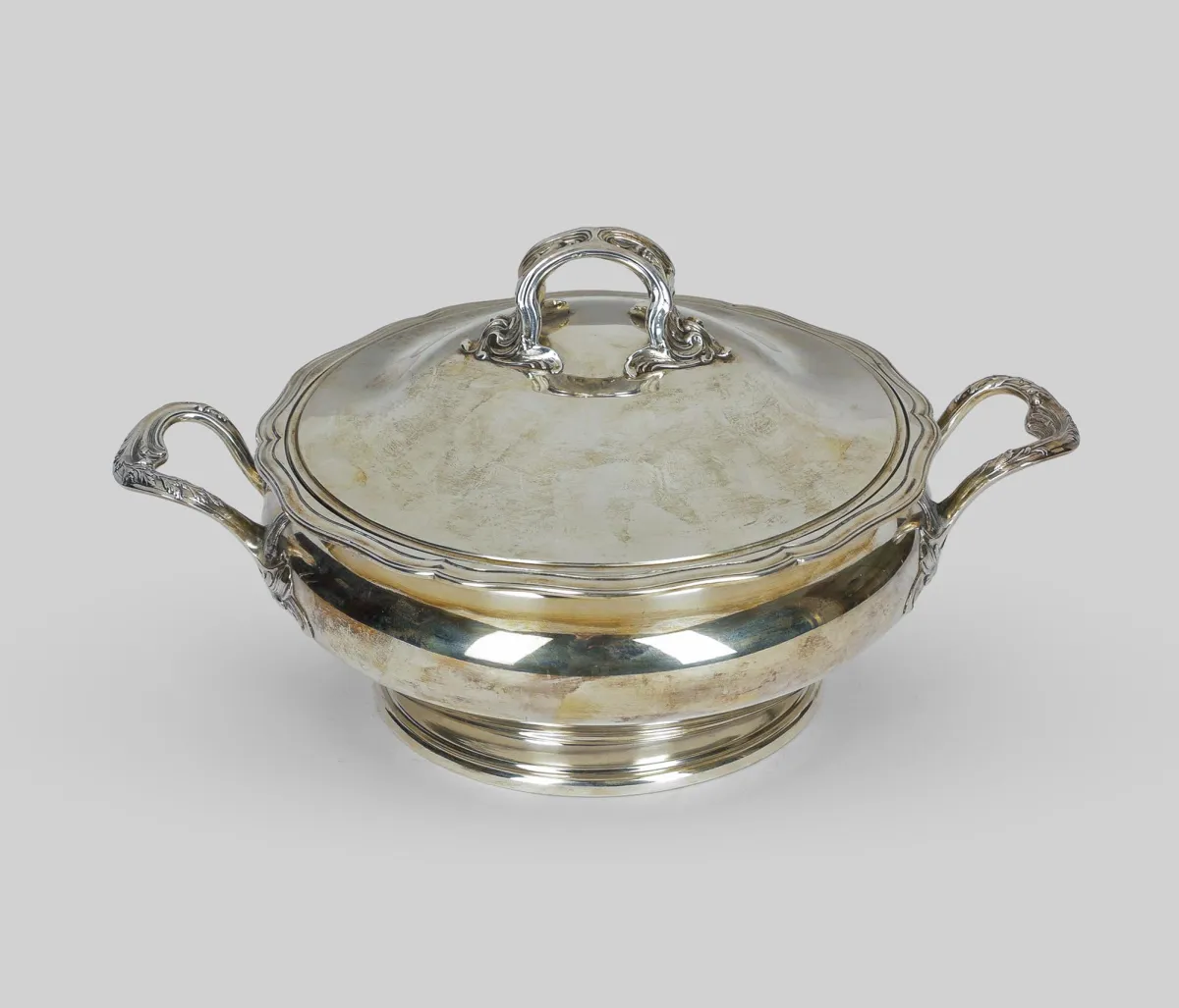 Dekselschaal, zilver 950