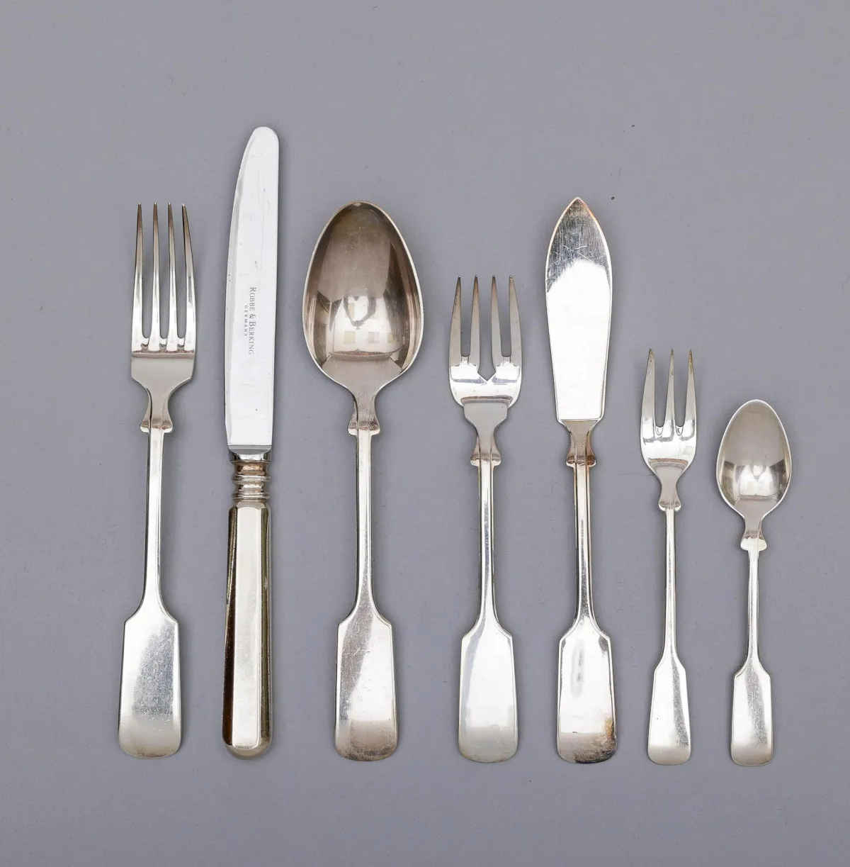 Set pribora za jelo, 925 srebro, Robbe & Berking