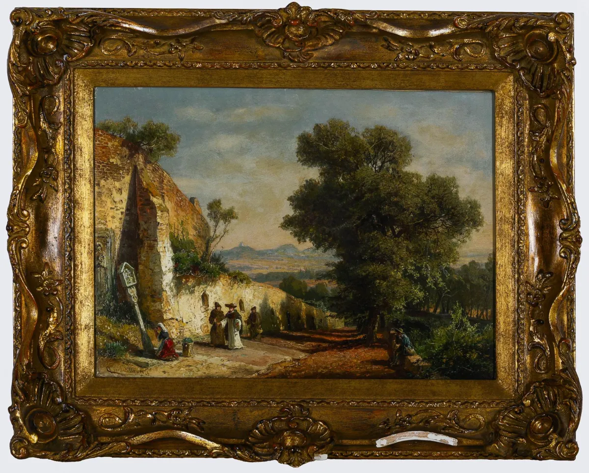 August von Wille, sign., dat. 1872, Kassel 1829 – 1887 Düsseldorf