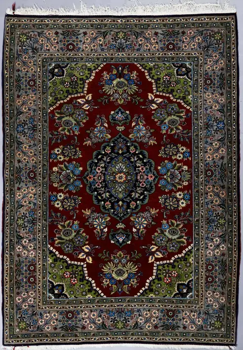 Kum, 154 x 107 cm, kısaltılmış, kenar hasarları (42104-29)