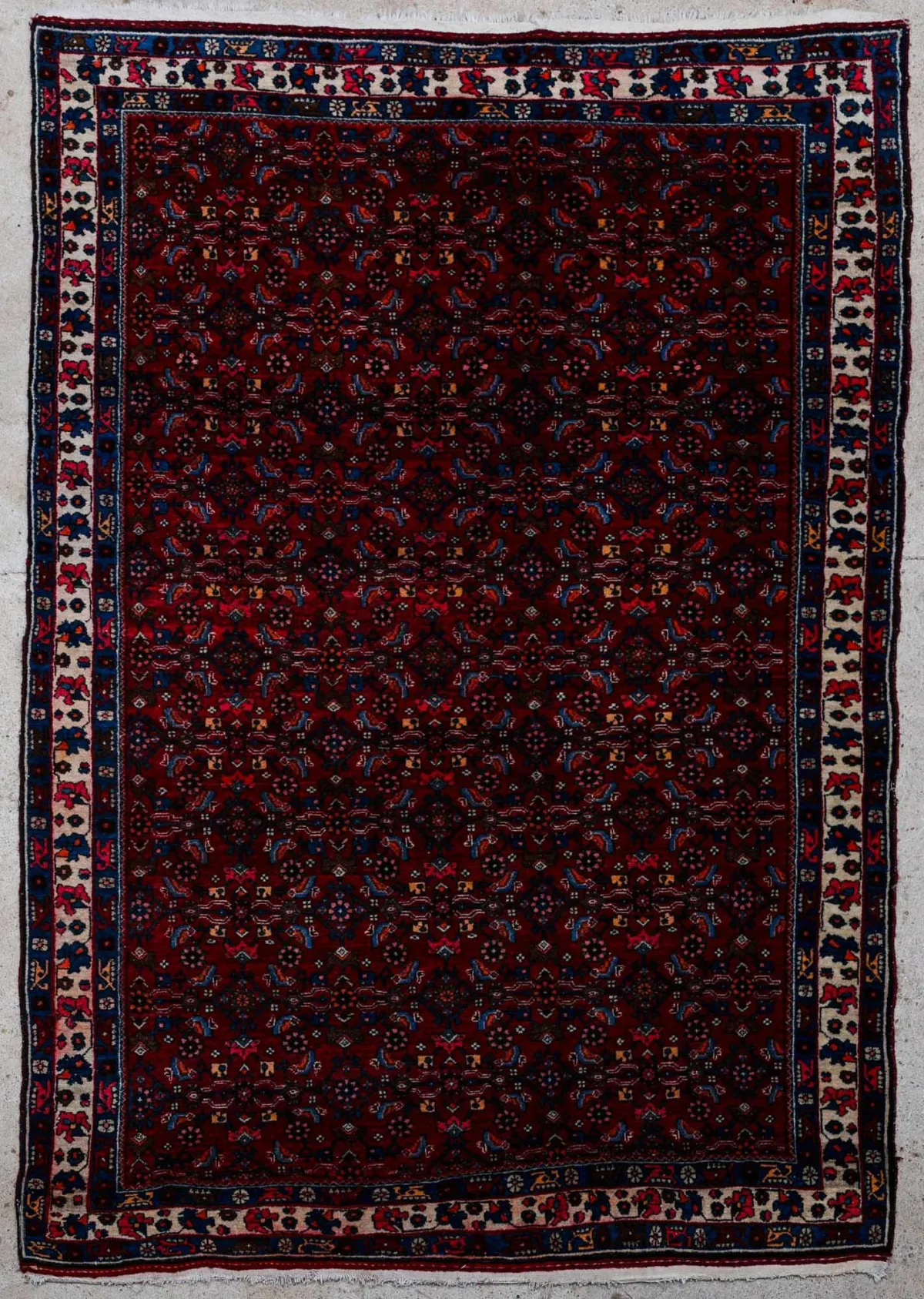 Bidjar, 218 x 142 cm, utvasket, forkortet (41934-61)