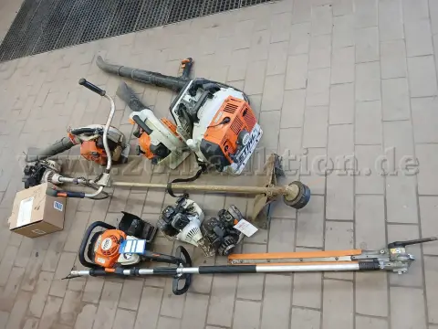 1 parti haveredskaber, Stihl (defekt til hobbybrug eller som reservedelslager)