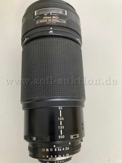 1 objektiv Nikon ED 80-200mm