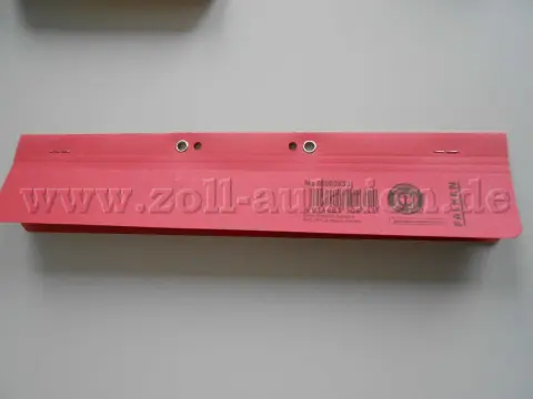 2 cartoni Falken 1/4 raccoglitori ad anelli con fori, rossi