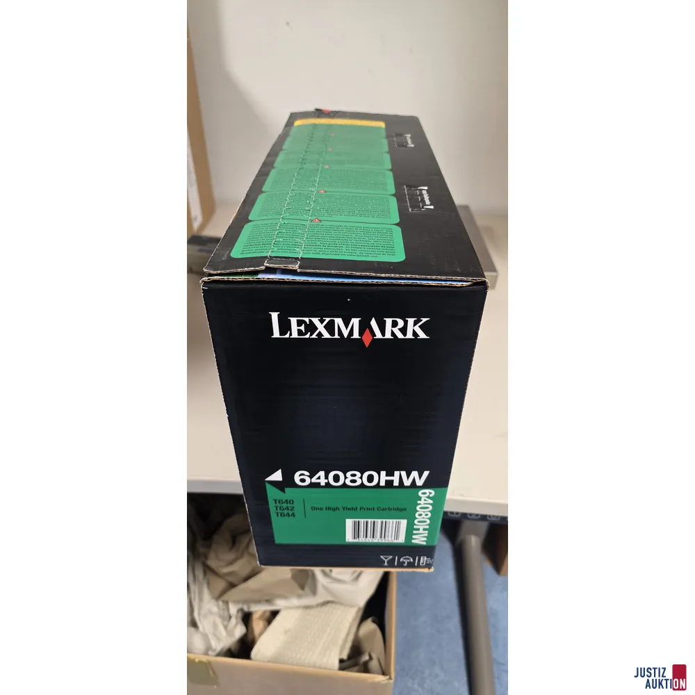 Toner 64080HW sort til Lexmark