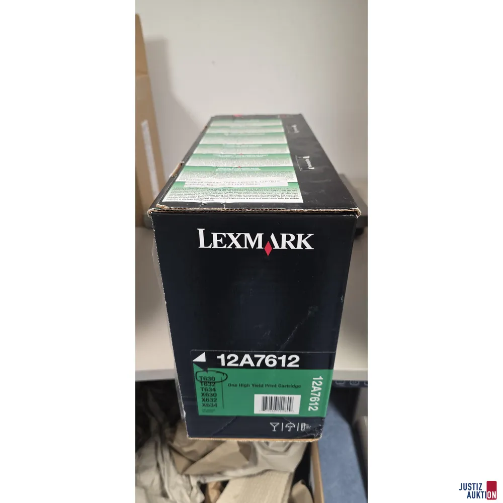 Toner 12A7612 Black per Lexmark