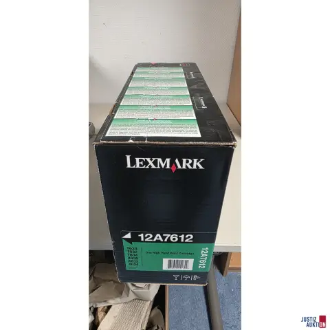 Toner 12A7612 Black per Lexmark