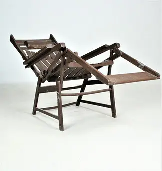 THONET. GEBR. LUCKHARDT. Thonet، كرسي استلقاء موديل ''Siesta'' Medizinal، ثلاثينيات القرن العشرين.