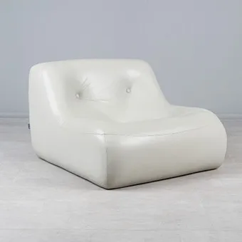 Michel Ducaroy. Ligne Roset. Lænestol, model 'Kali', læder 1970'erne, Frankrig.