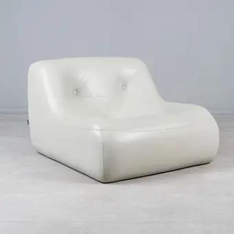 Michel Ducaroy. Ligne Roset. Lænestol, model 'Kali', læder 1970'erne, Frankrig.