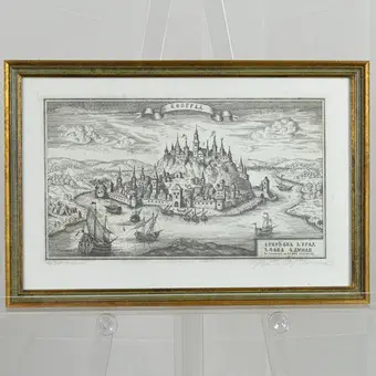 MILIVOJ GRUJIC ELIM (1929). BEOGRAD, RADERING, 1967, NUMMERERET OG HÅNDSIGNERET.