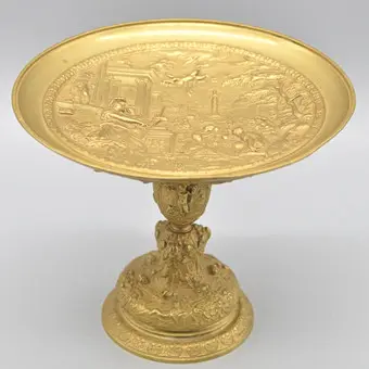 SKÅL, MINERVA, BRONZE, ILDFORGULDET, FRANKRIG, TIDLIGT 19. ÅRHUNDREDE, EFTER BENVENUTO CELLINI OG HANS JAKOB BAYR FRA 1500-TALLET