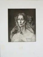 Ernst Fuchs，Cosima、Christine Kaufmann及Galerie Gmurzynska展览海报，3幅签名版画