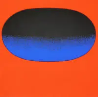 Rupprecht Geiger, Senza titolo, serigrafia a colori, Edition Rottloff