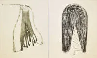 Gerhard Hoehme，无题，2 幅1985年签名蚀刻版画