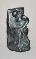 Alfred Hrdlicka，《Anthropos》习作，1981年金属铸件