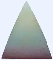 Raimer Jochims, "Sesostris III", akryl, vægobjekt, 1985-91