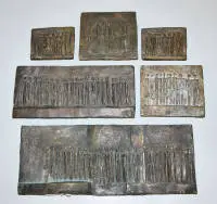 Manfred Kieselbach, ayakta duran figürlü 6 bronz rölyef ve monografik sergi kataloğu