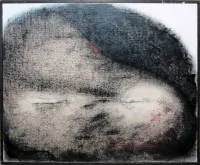Werner Knaupp，《头》，1974年综合材料，带框
