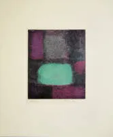 Georg Meistermann，抽象构图，签名丝网版画，约1960年