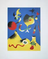 Joan Miró, "L'Air", litografia a colori
