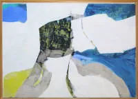 Günter Oberst，抽象构图，1998年大型丙烯画