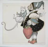 Michael Parkes, The Mouse Collector, litografia a colori firmata