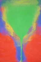 Otto Piene，Schön Grün und Violett - 双联画，1972年2幅签名彩色丝网版画