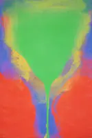 Otto Piene، Schön Grün und Violett - لوحة مزدوجة، طبعتان سيريغرافيتان ملونتان موقّعتان من 1972