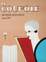 5幅装饰艺术风格艺术家海报，Gérard Courbouleix-Dénériaz/Razzia与Theo Dimson