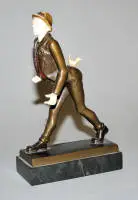 Gerhard Schliepstein, "बत्तख नृत्य", कांस्य / हड्डी, लगभग 1920