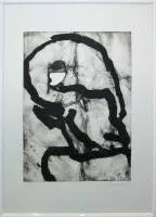Emil Schumacher，向毕加索致敬，1972/73年签名铜版蚀刻