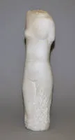 Fritz Schwarzbeck，站立女性裸体，躯干，大理石雕塑