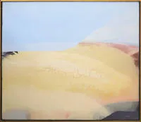 Marian Stec，《Sucha Wydma》（沙丘风景）与风景，1991年和2003年两幅大型油画，带框