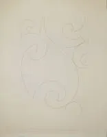 Sophie Taeuber-Arp, "Cocquilles", etching from 1937/55