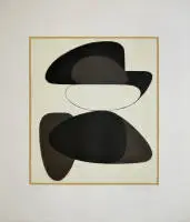 Victor Vasarely, Kerisle, dalla cartella "Octal", litografia a colori firmata del 1972