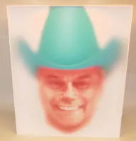 Maxim Wakultschik，《Optical Portraits》系列中的"Larry"，物件盒/综合媒材，签名2007年多版作品