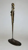 Paul Wunderlich，阶梯金字塔石碑，1994年青铜雕塑，附原版宣传册