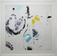 Qin Yufen, "Svævende glæde", blækmaleri, 1980'erne