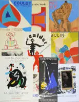 Lille samling af 11 kunst- og udstillingsplakater