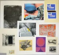 Samlingsbo med 26 trykgrafik, bl.a. Hannah Höch, Markus Ohelen, Fritz Köthe, Fathwinter, Reinhard Drenkhahn, Hubert Kiecol, m.fl.